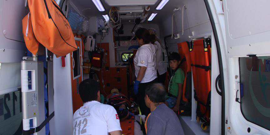 İş dönüşü kaza yaptılar!