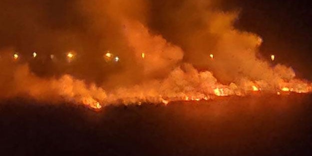 Muğla'da korkutan yangın