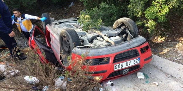 Muğla'da otomobil şarampole devrildi: Ölü ve yaralılar var