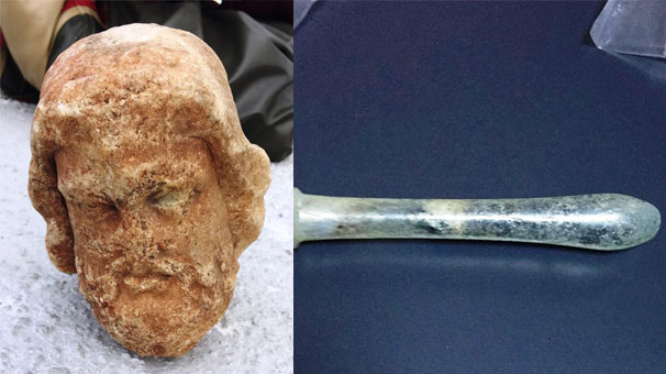 Muğla’da Roma dönemine ait milyonluk eserleri satmak isterken yakalandılar