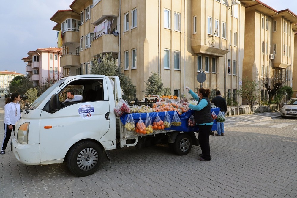 Muğla’da ‘seyyar manav’ uygulaması 