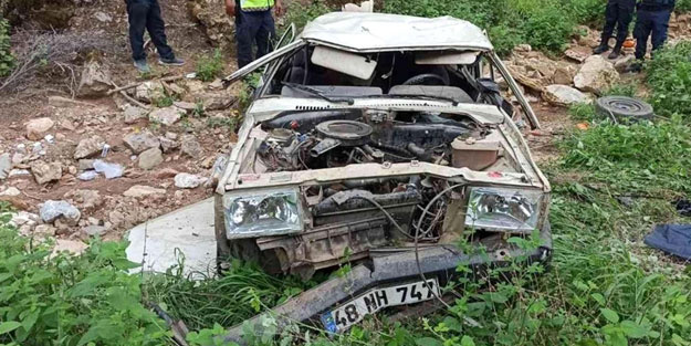 Muğlada trafik kazası 1 ölü, 1yaralı