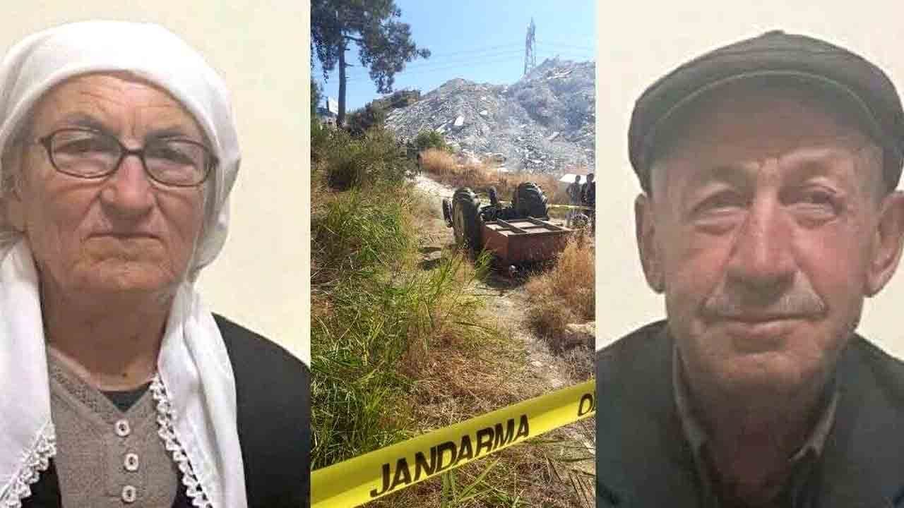 Muğla’da traktör kazası: Yaşlı çift olay yerinde hayatını kaybetti