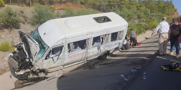 Muğla'da tur otobüsü kazası! Çok sayıda yaralı var