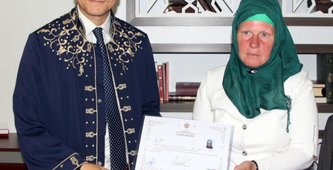 Muğla'da yaşayan Alman kadın Müslüman oldu