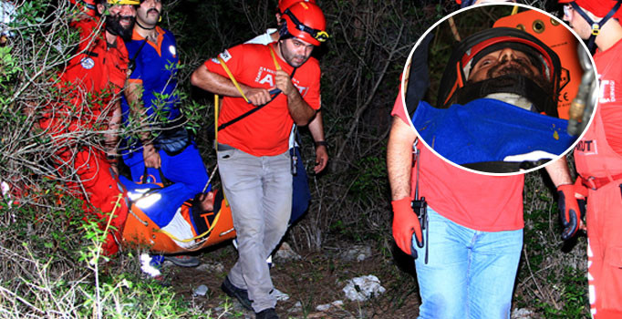 Muğla'da yürüyüş kabusa döndü! 40 metrelik kayalıklardan yuvarlandı