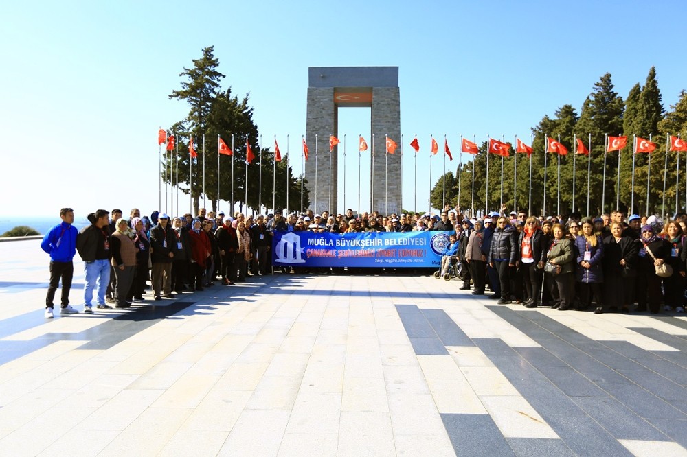 Muğlalılar tarihin yeniden yazıldığı Çanakkale’de 