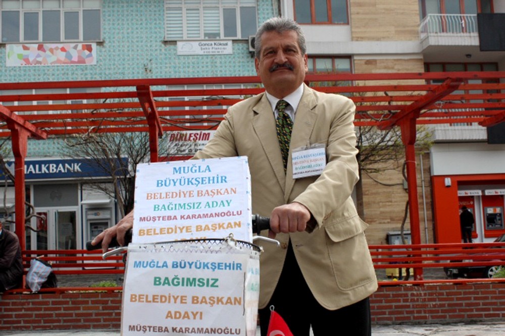 Muğla’nın bisikletli bağımsız büyükşehir adayı 