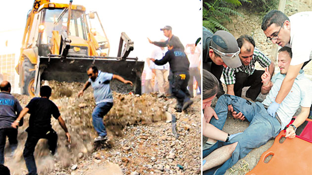 Muhabirlerimize lince tepki