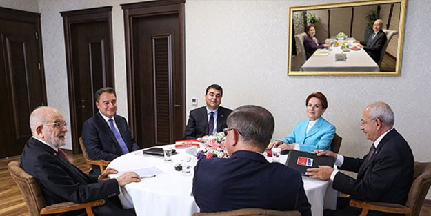 Muhalefetin oyununu anlattı: Esasen altılı masa diye bir şey yok