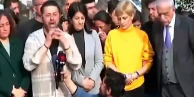 Muhalefette tiyatro yarışı! Pervin Buldan ve korumasının ellerine dikkat