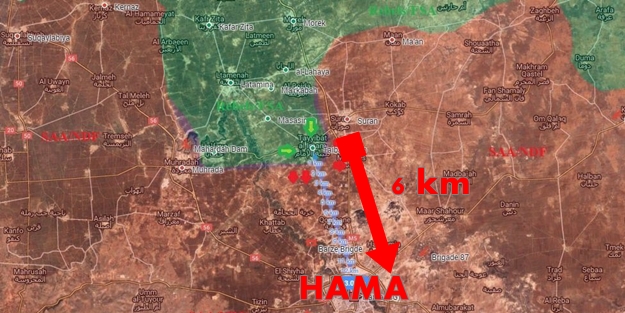 Muhalifler Hama'da ilerliyor