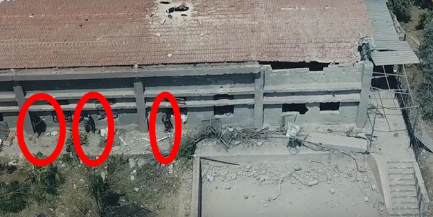 Muhalifler Hava okuluna böyle sızdı (Video)