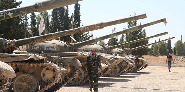 Muhalifler ile Esed güçleri çatıştı