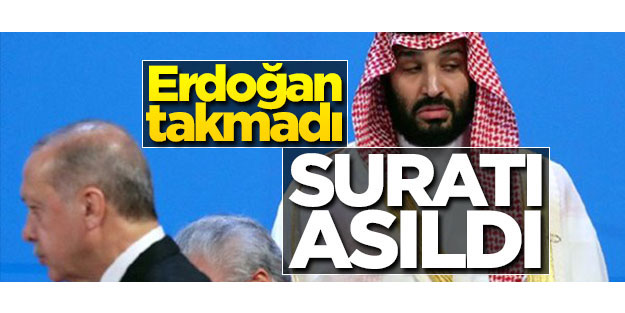 Muhammed bin Selman, Erdoğan'ı görünce...