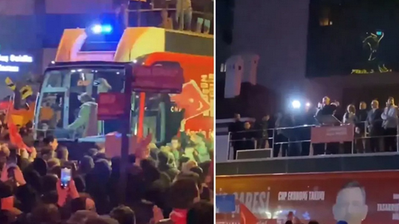 Ekrem İmamoğlu'na sahip çıkan Muharrem İnce CHP'nin otobüsü ile geldi!