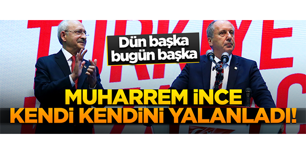 Muharrem İnce çark etti: 'Kaçamaz'