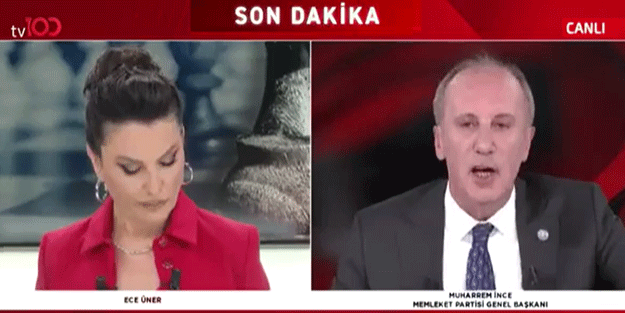 Muharrem İnce Ece Üner'i kapak cevapla rezil etti!