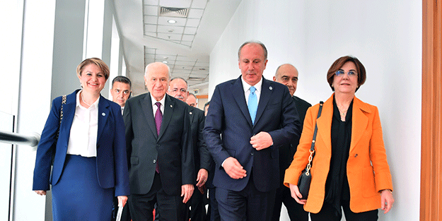 Muharrem İnce ile Devlet Bahçeli bir araya geldi