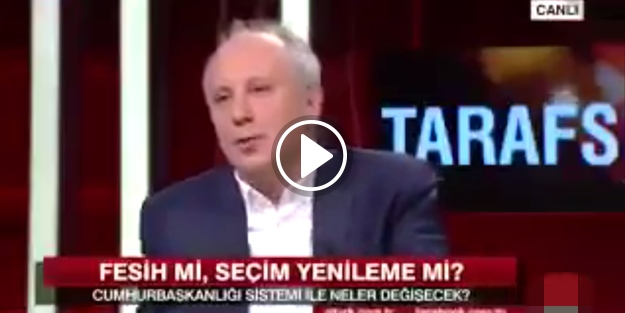 Muharrem İnce, 'ince ince' döküldü!