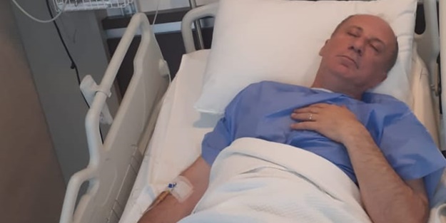 Muharrem İnce'den hastane odasından paylaşım