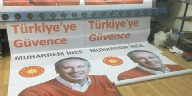 Muharrem İnce'nin adaylık afişleri ortaya çıktı