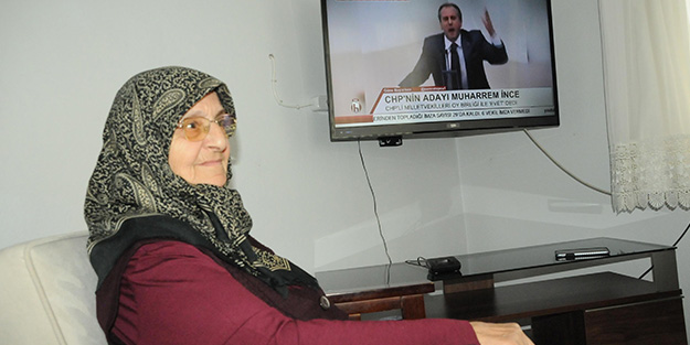 Muharrem İnce'nin annesi oğlunun adaylığıyla ile ilgili açıklama yaptı