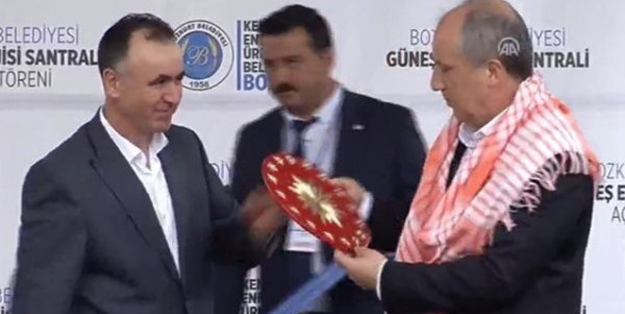 Muharrem İnce'ye manidar hediye