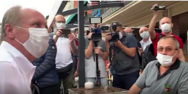 Muharrem İnce'yi Giresun'da kızdırdılar! Tepki gösterdi