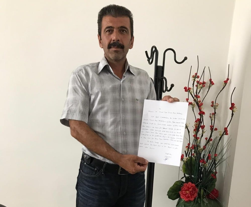 Muhtardan Cumhurbaşkanına davet 