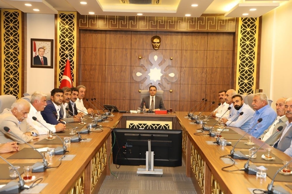 Muhtarlardan Kaymakam Sinanoğlu’na ziyaret 