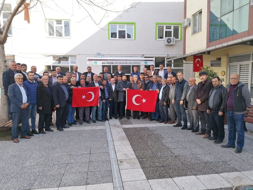 Muhtarlardan Mehmetçiğe tam destek 