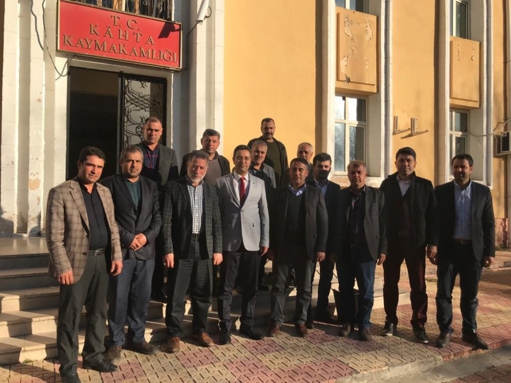 Muhtarlardan müdür Dağ’a tam destek 
