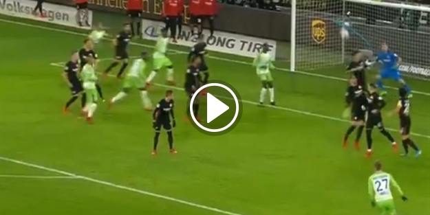 Muhteşem frikik karşısında kaleci dondu kaldı