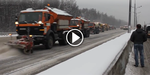 Muhteşem kar temizleme yöntemi
