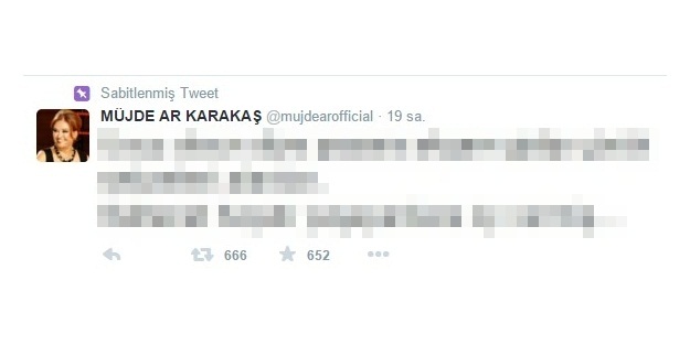 Müjde Ar'dan iğrenç tweet: Akşam pazarına çıkanlar...