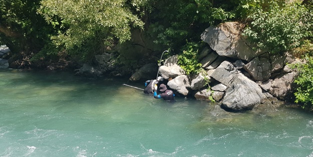 Müküs Çayı'na düşen hemşireyi arama çalışmaları 39'uncu gününde