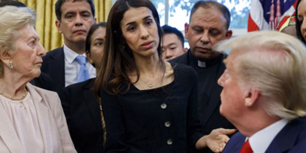 Mültecinin sorusu Trump'ı patlattı! 'Orası neresi'