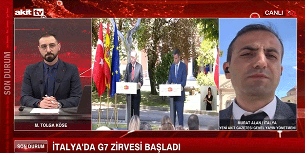 Murat Alan G7 zirvesinden aktardı!