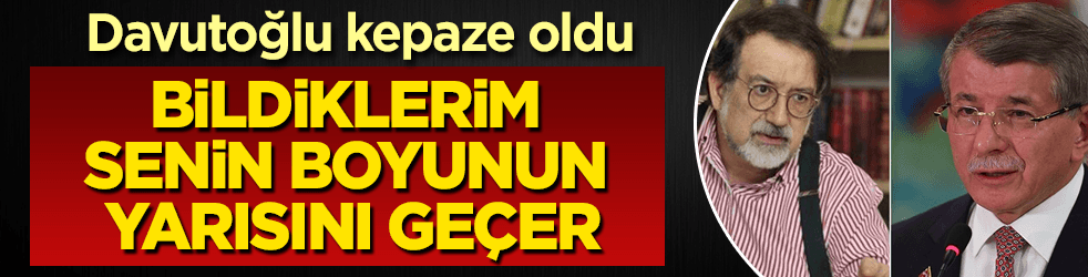 Murat Bardakçı'dan Ahmet Davutoğlu'na tarihi ayar