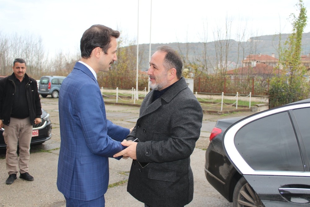 Murat Demir’den Kaymakam Açıkgöz’e ziyaret 