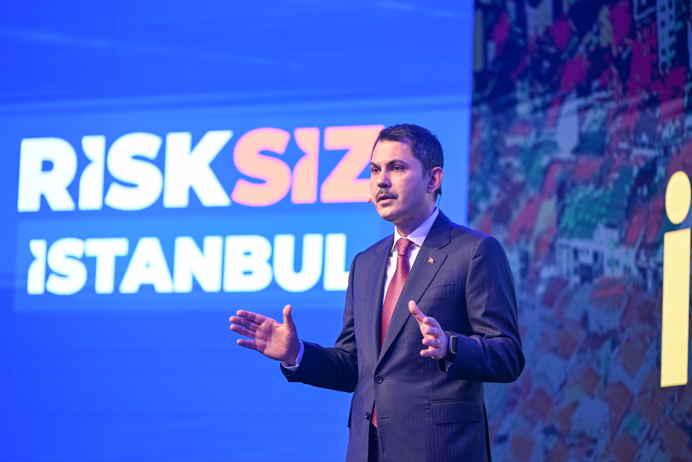 Murat Kurum "Risksiz İstanbul Tanıtım Toplantısı'nda" konuştu