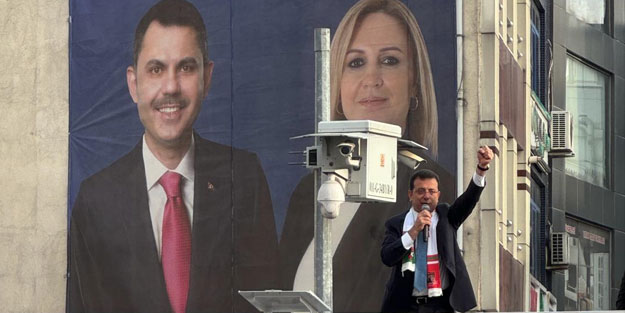 Murat Kurum’un gölgesinde İmamoğlu mitingi