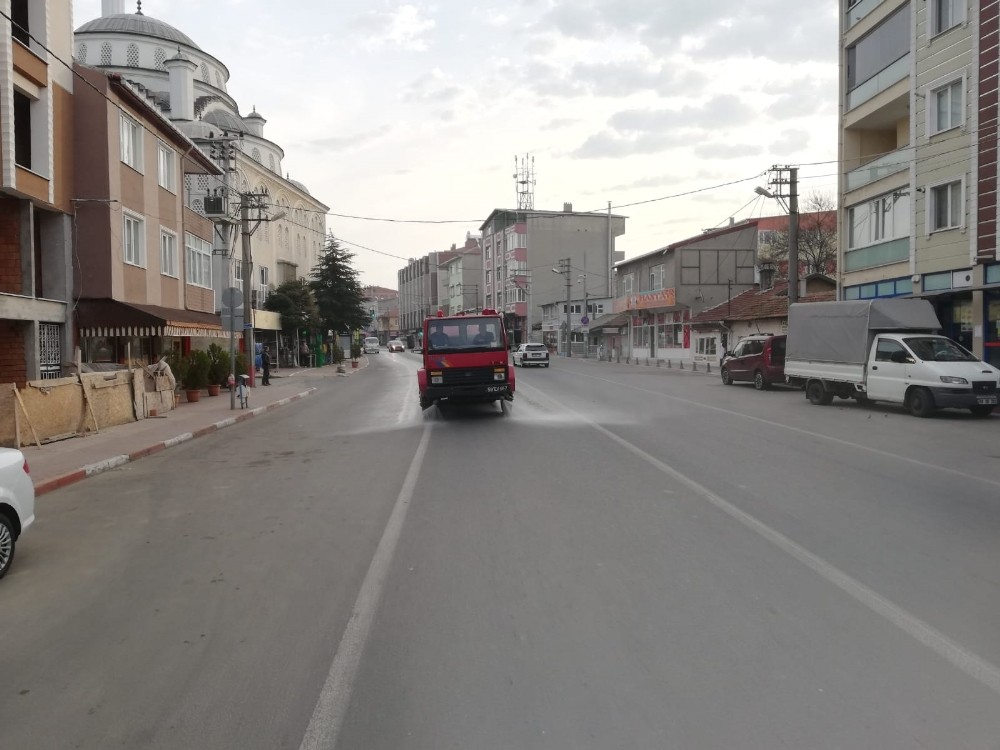 Muratlı’da sokak sokak dezenfekte çalışmaları 