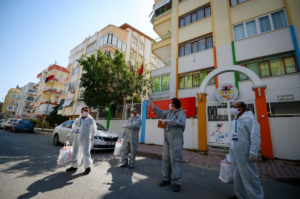 Muratpaşa evde kaldı maskeler belediyeden geldi 