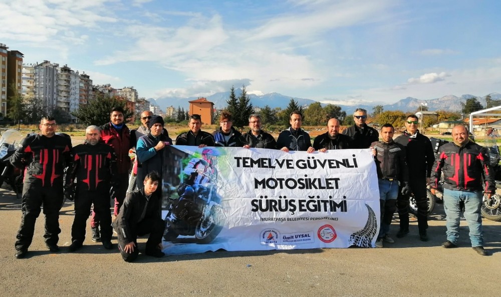 Muratpaşa personeline motosiklet eğitimi 