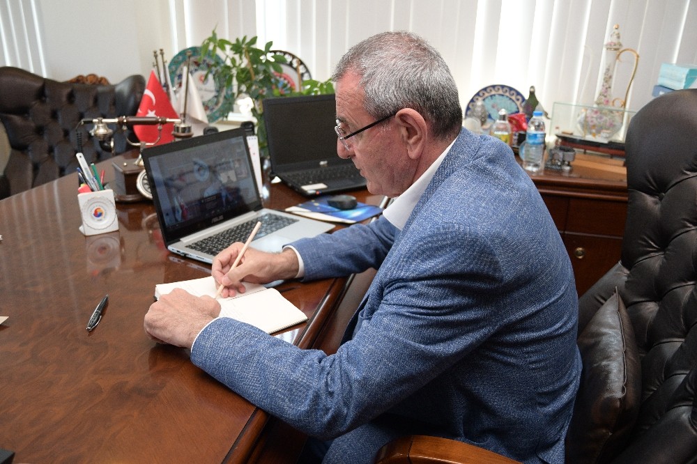 Murzioğlu, video konferansla Pakdemir ile görüştü 