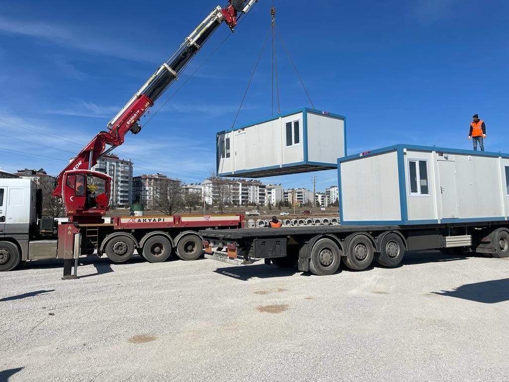 MÜSİAD, Adıyaman'da konteyner kent kurma çalışmalarına başladı