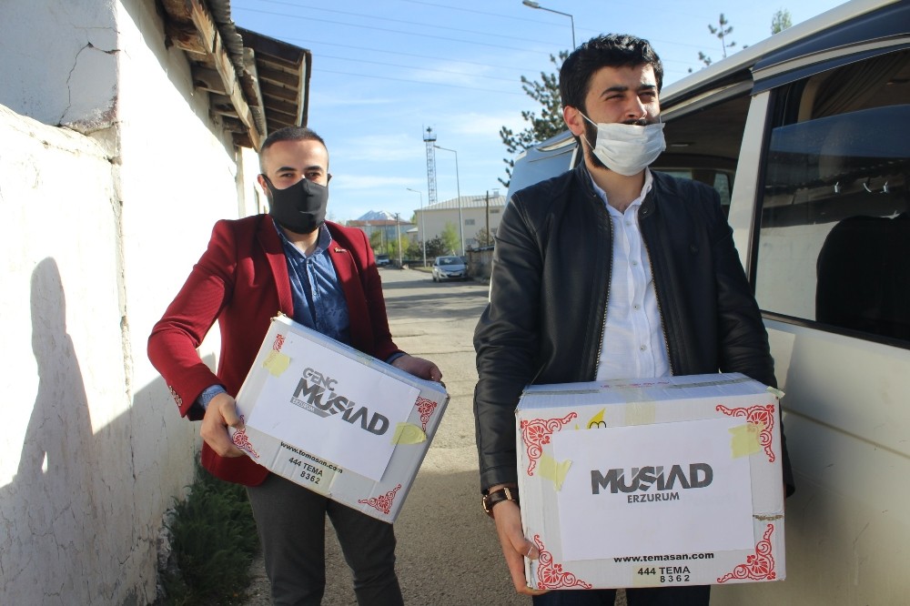 MÜSİAD Erzurum Şubesi Ramazan Ayında 2 bin den fazla aileye yardım 