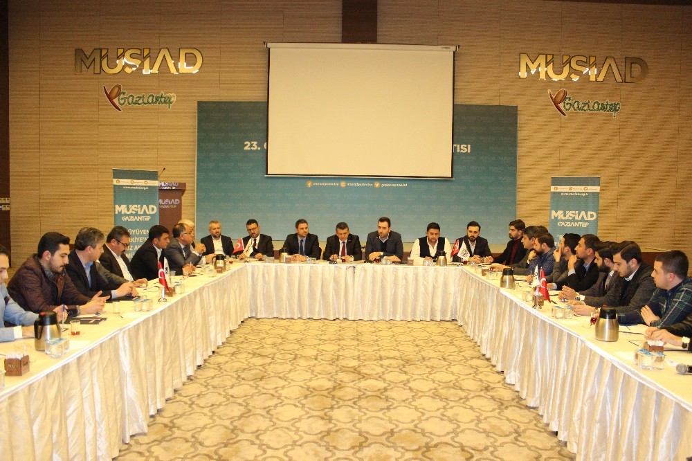 MÜSİAD Gaziantep’te yeni dönemin ilk inşaat sektör kurulu toplantısı